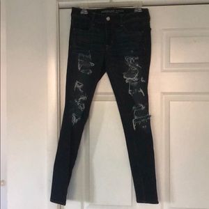 AE 360 Super Stretch Dark Blue Jeans